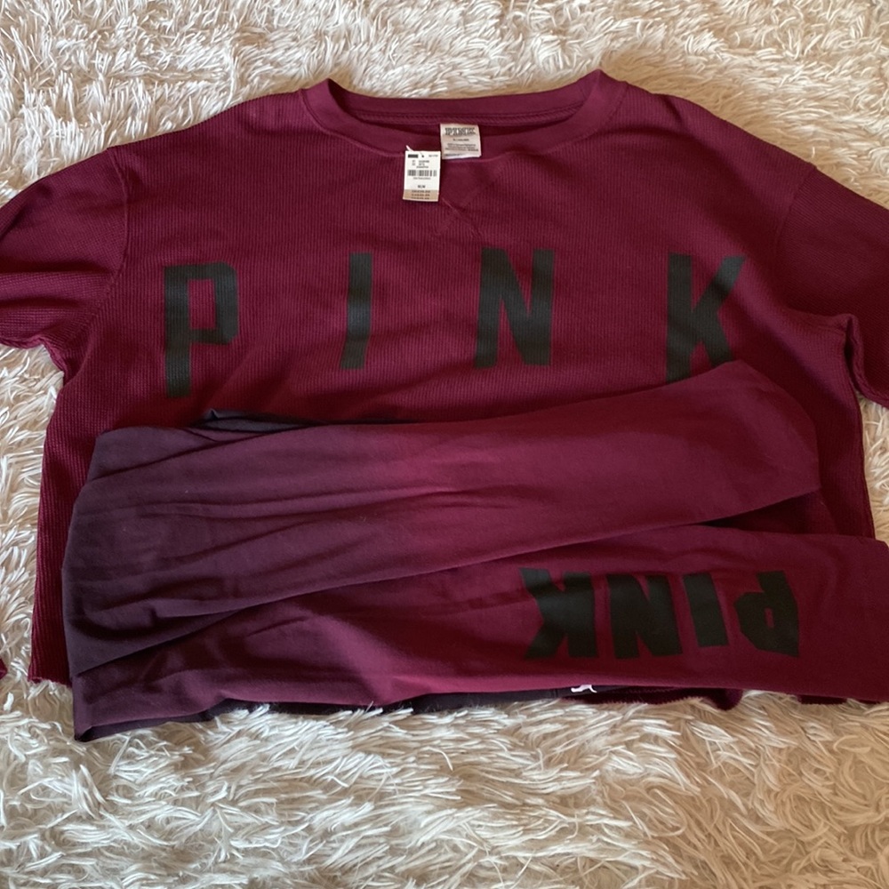 Vs pink matching set